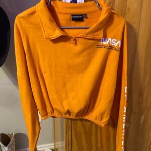 Orange NASA Crop Top